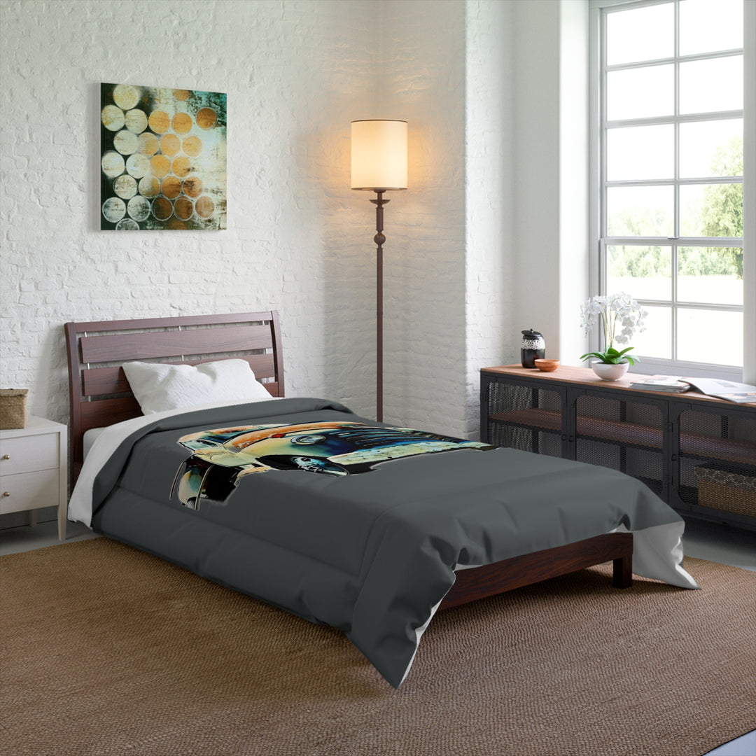 1953 Antique Truck Original Dark Grey Comforter