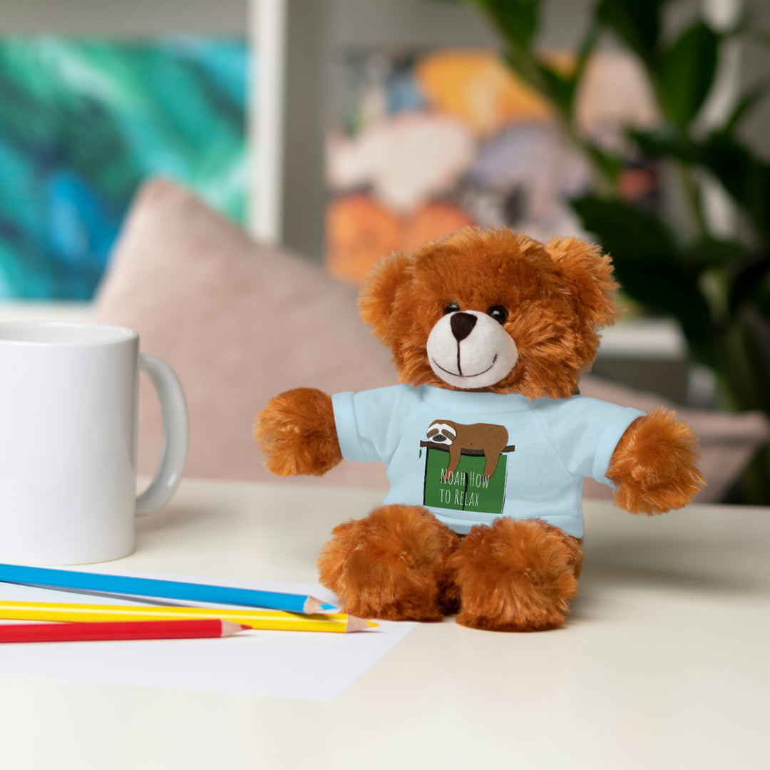 Noah How to Relax Stuffed Animals with Tee