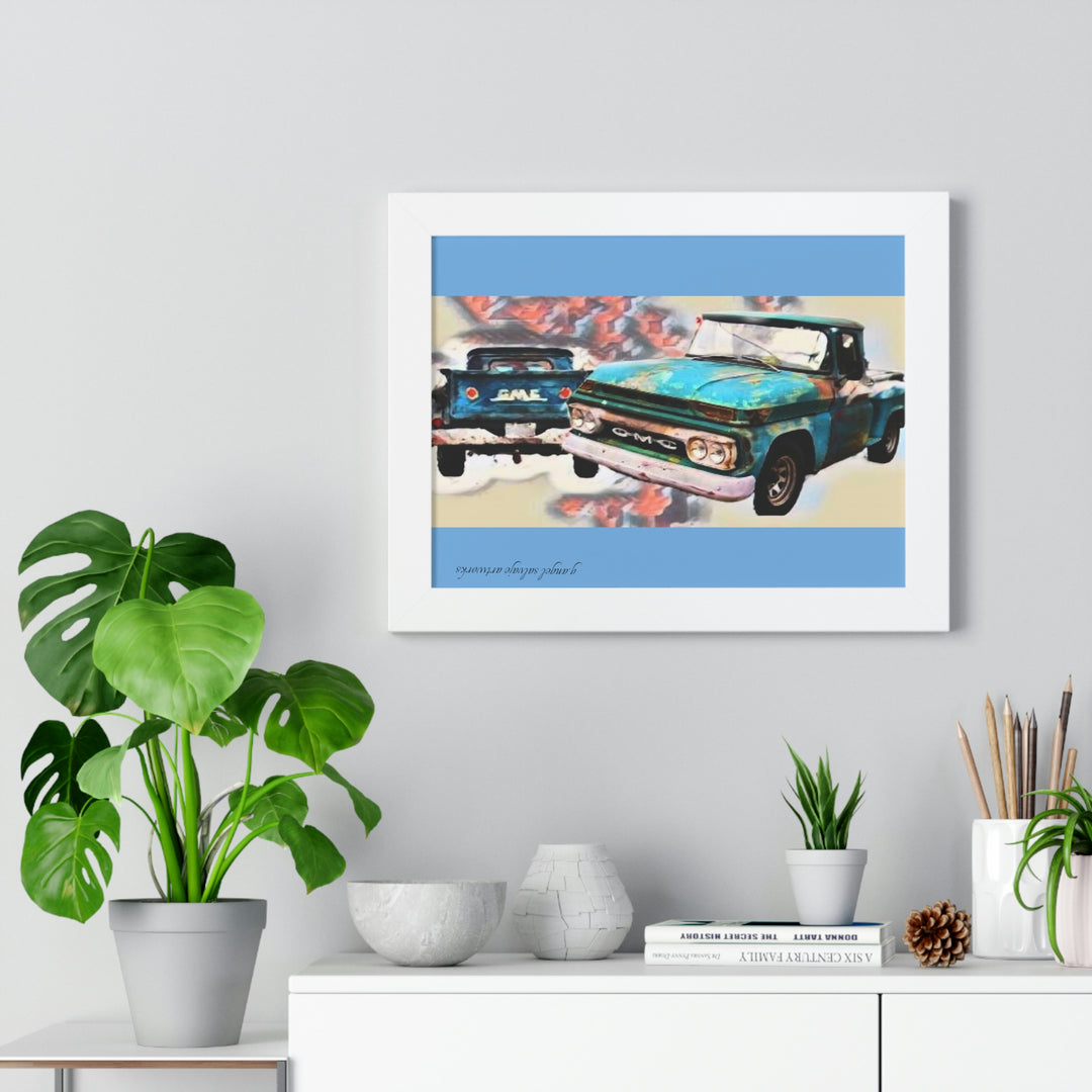 1963 GMC Framed Horizontal Poster