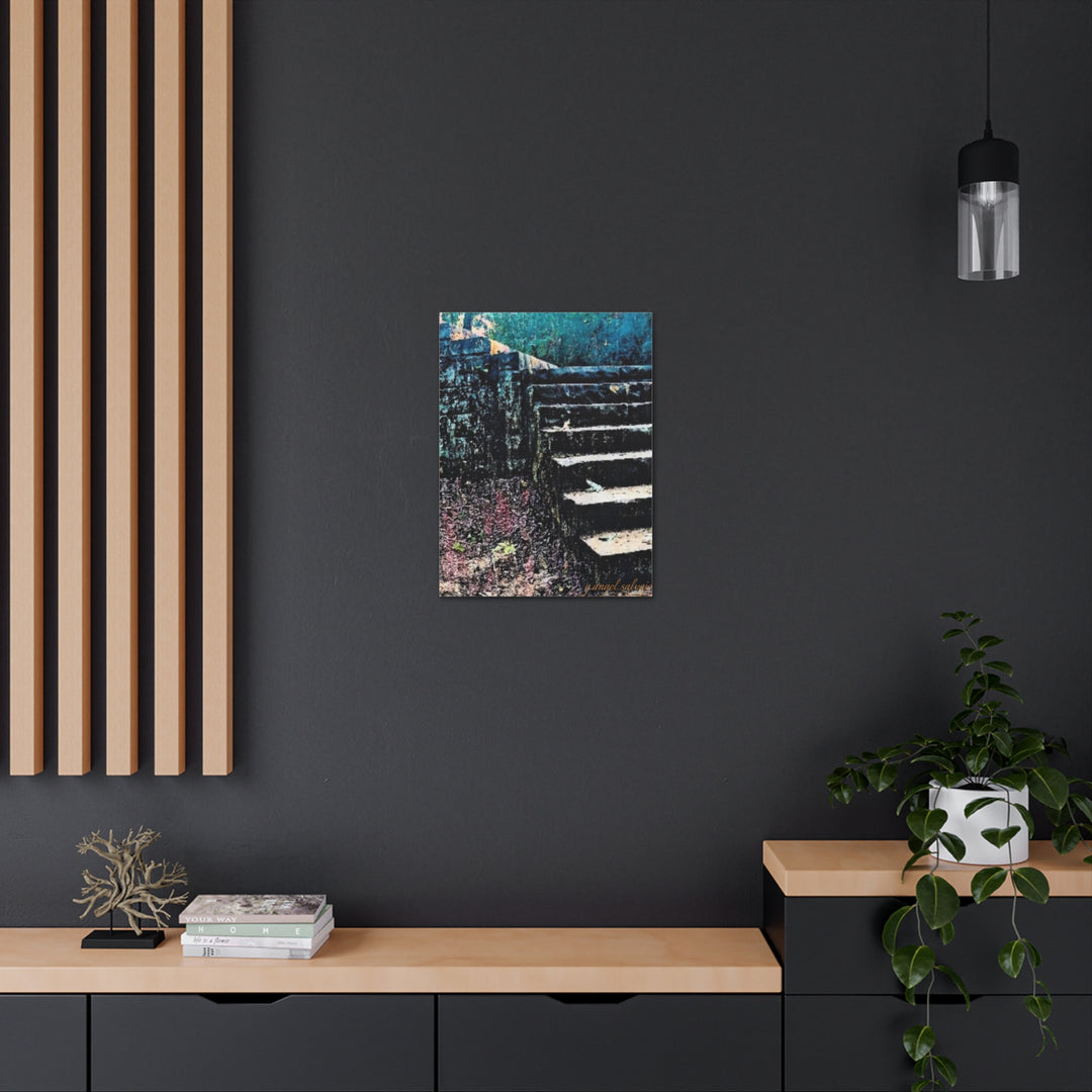 Take the High Road in pastels Canvas Gallery Wraps