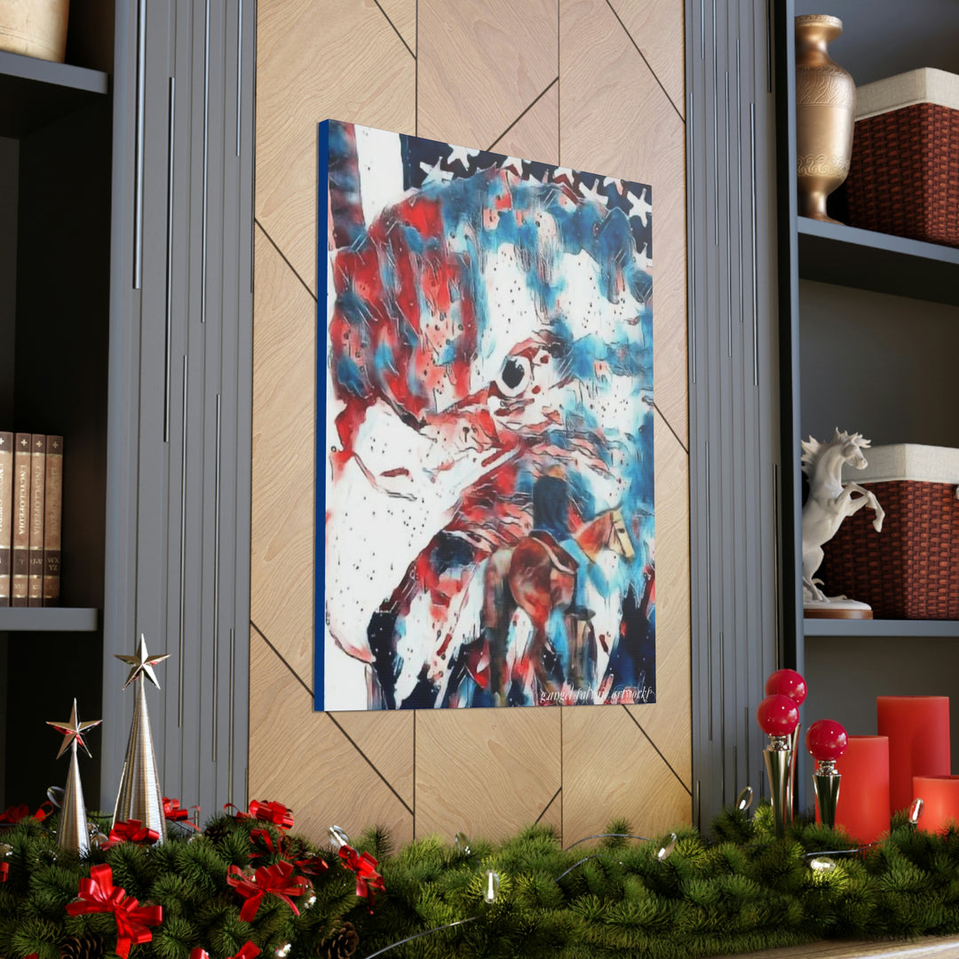 America Strong and Free Canvas Gallery Wraps