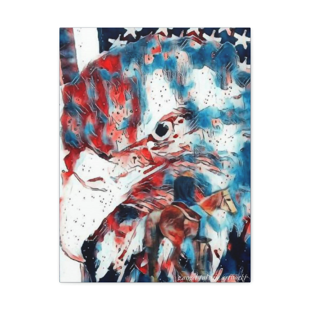 America Strong and Free Canvas Gallery Wraps