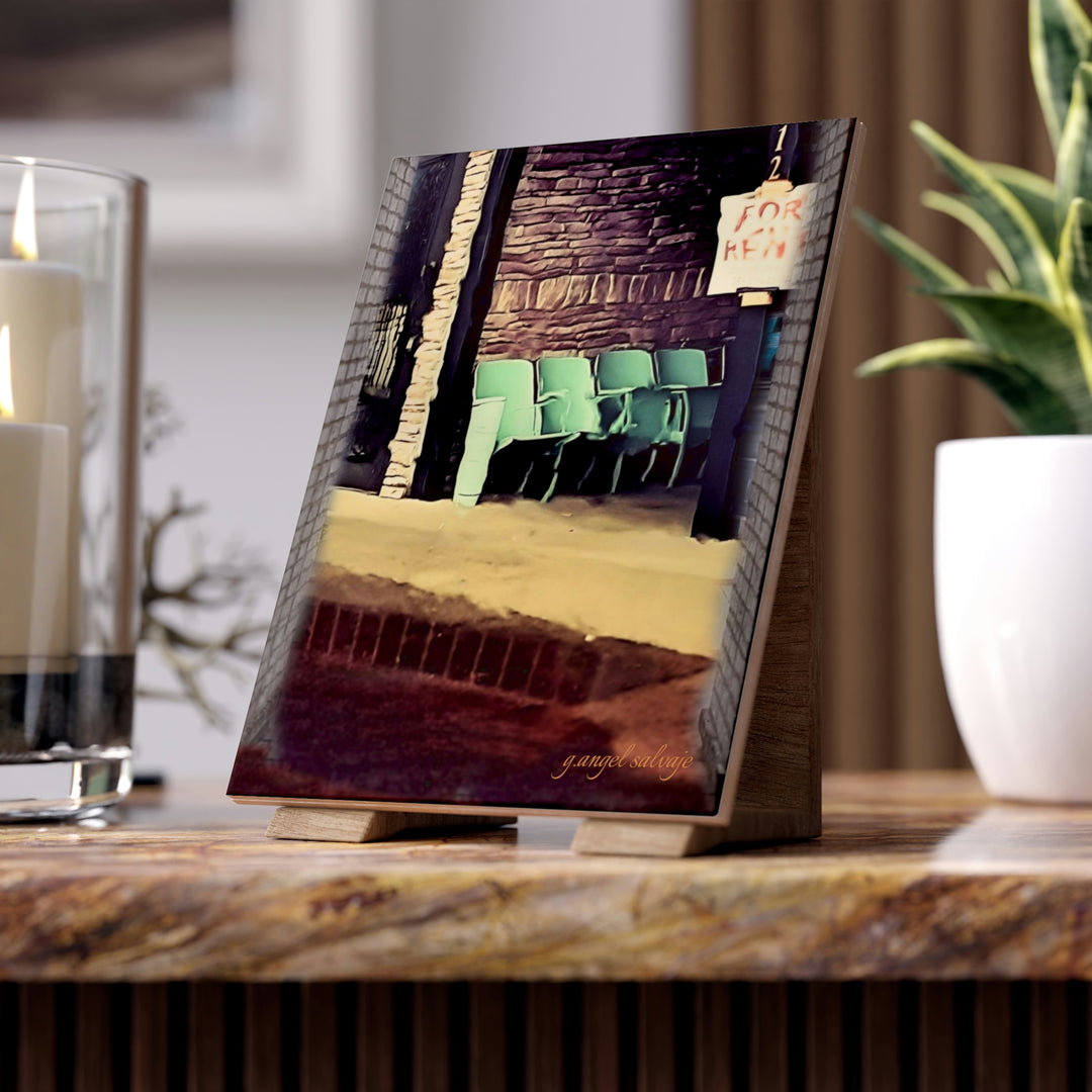 Waystation to Judgement Ceramic Photo Tile