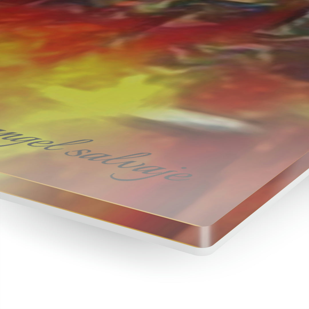 Your Light Pierces the Chaos in the air Acrylic Prints