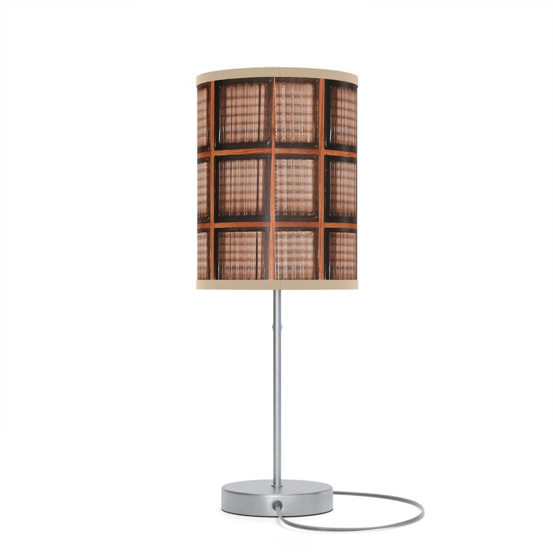 Wood and Glass design Lamp on a Stand, US|CA plug
