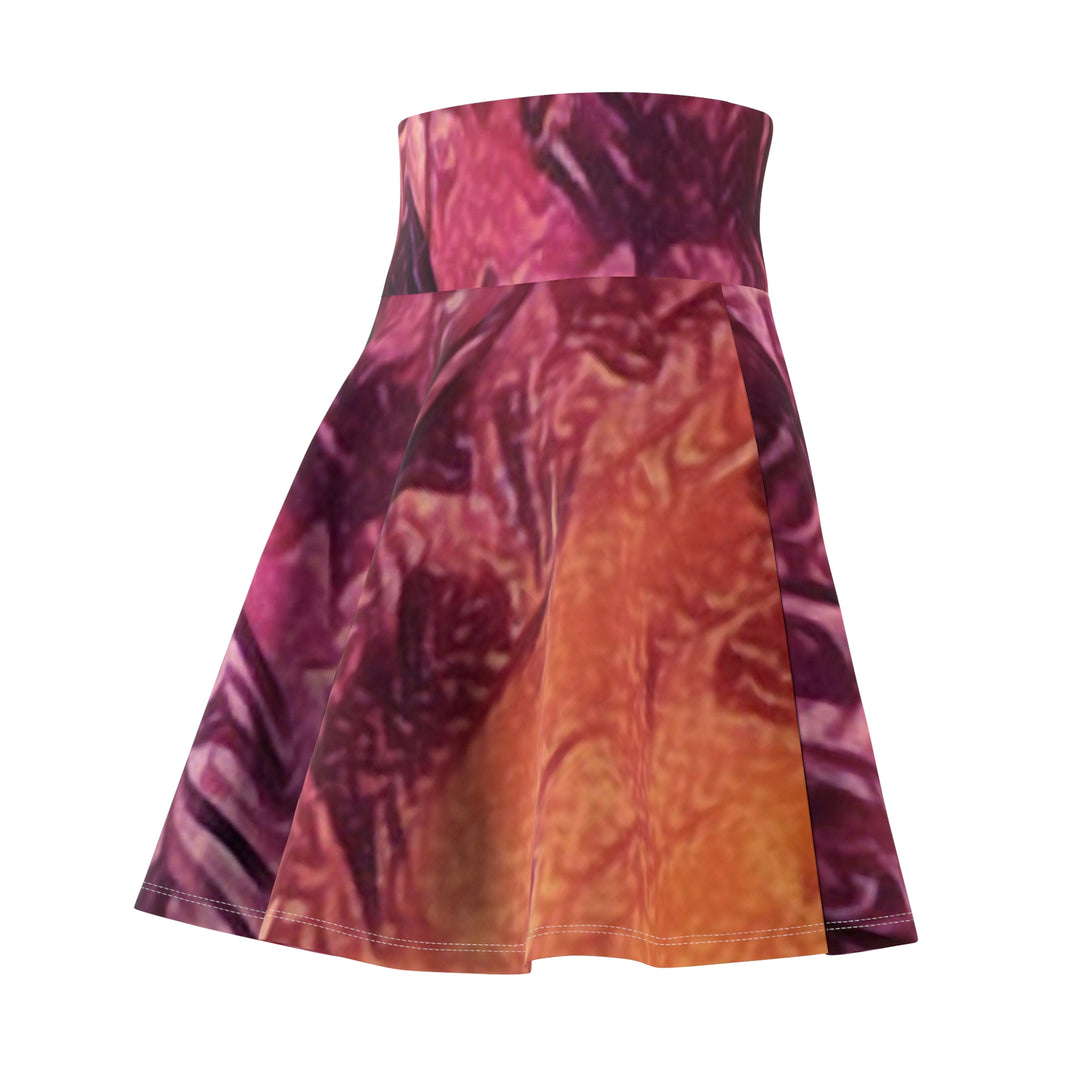 Pink and Orange Women's Skater Skirt (AOP)