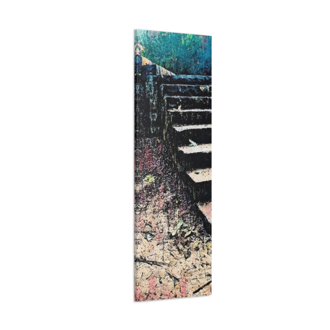 Take the High Road in pastels Canvas Gallery Wraps