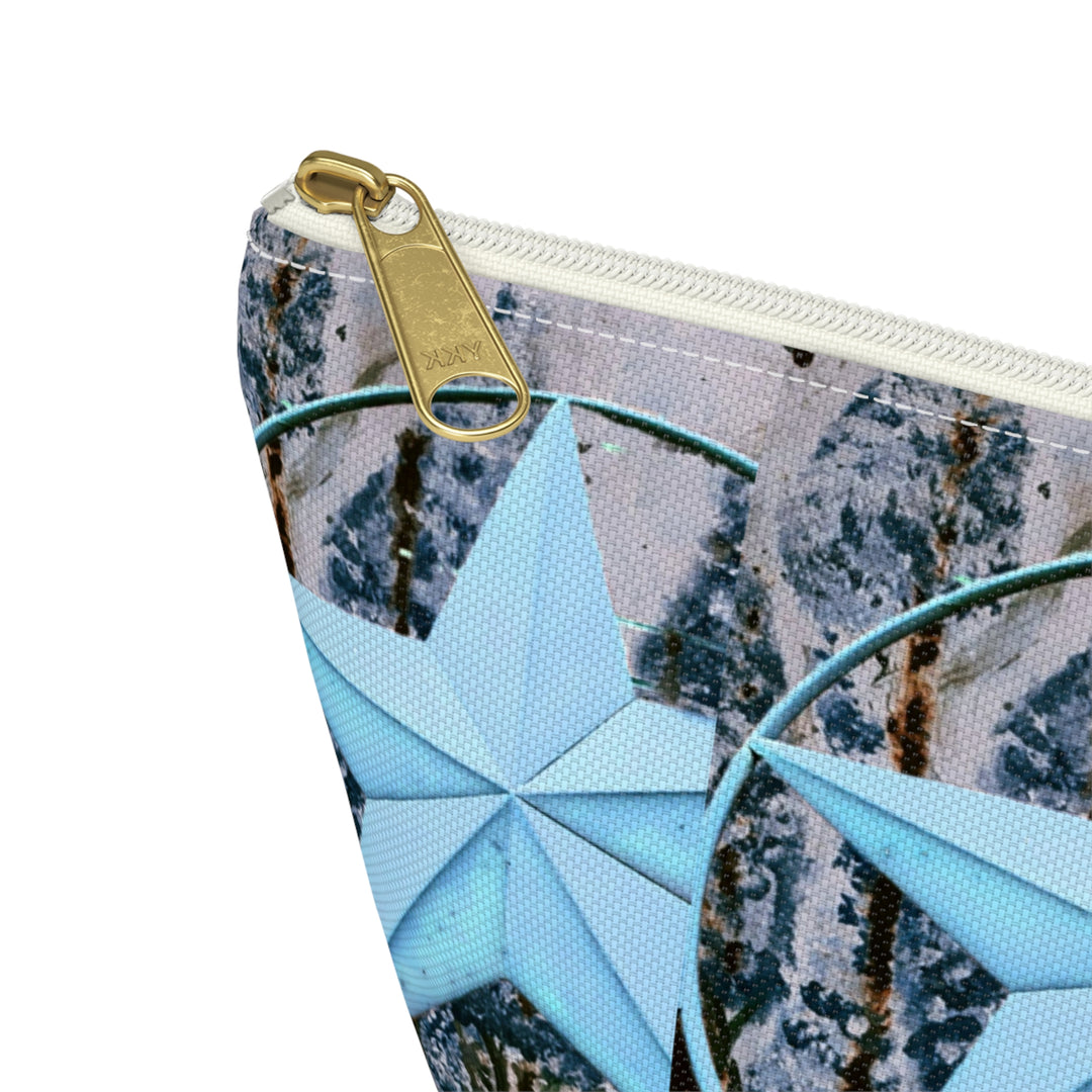 Star and Bluebonnet Accessory Pouch w T-bottom