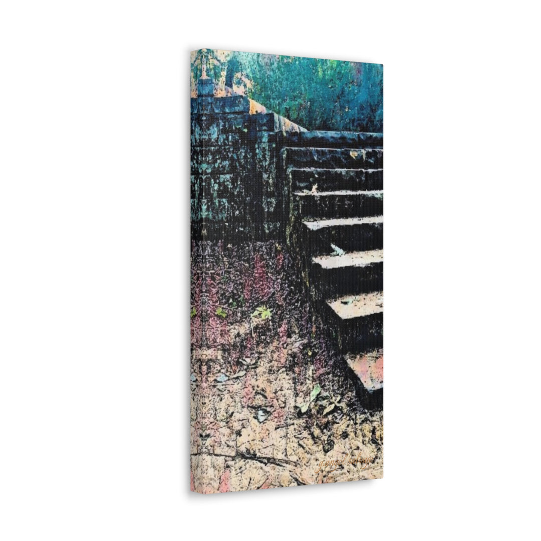 Take the High Road in pastels Canvas Gallery Wraps