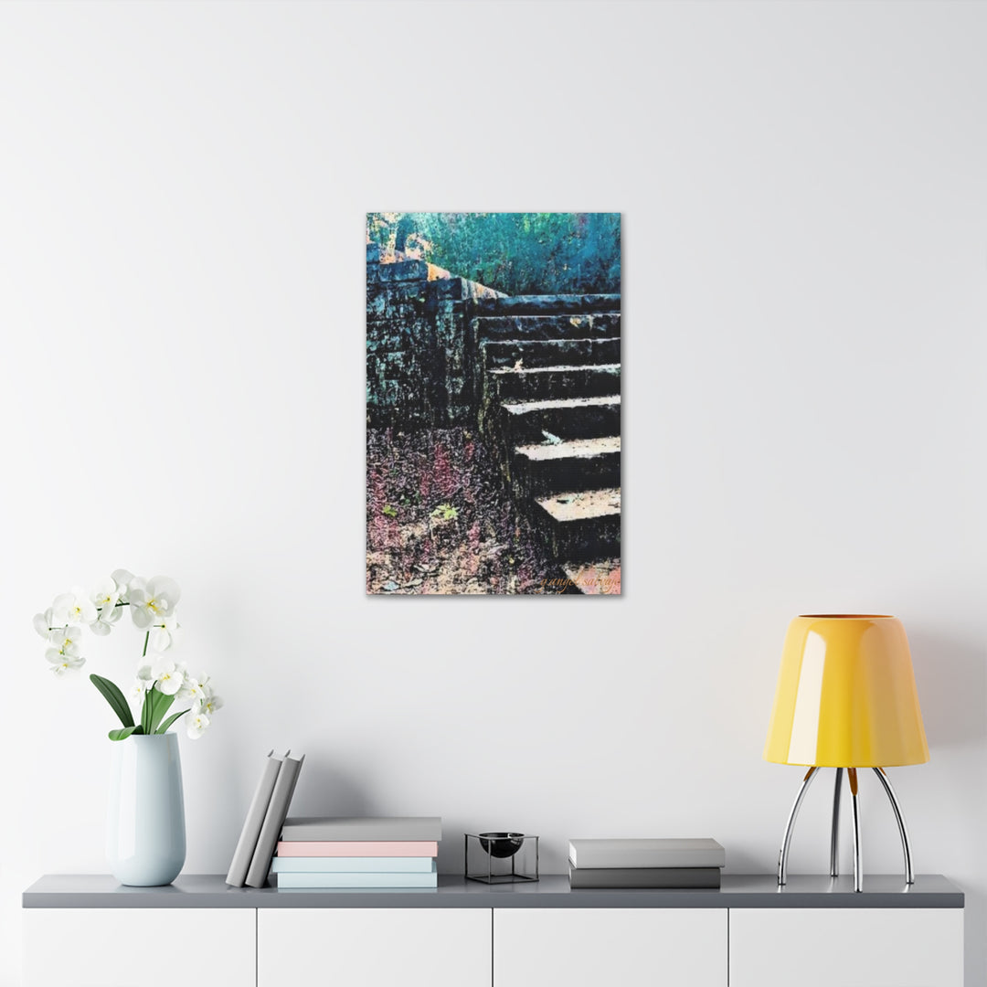 Take the High Road in pastels Canvas Gallery Wraps