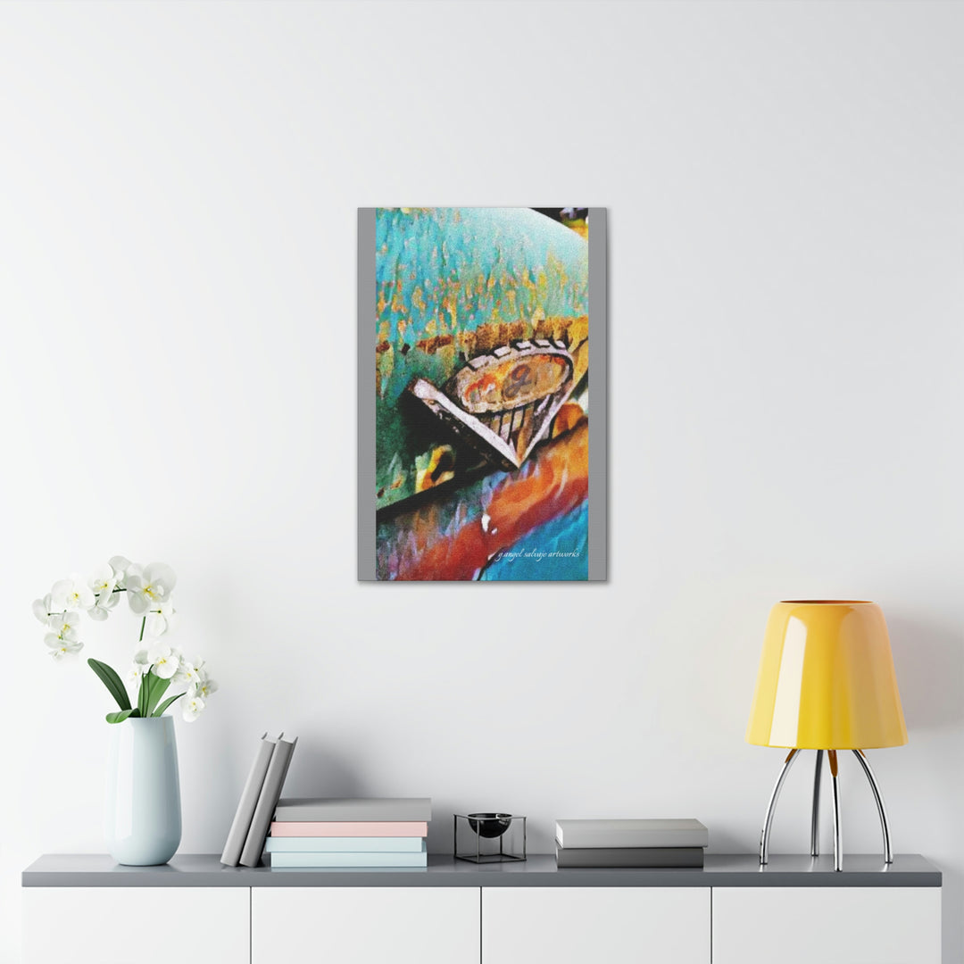 g's '63 V6 emblem on Canvas Gallery Wraps