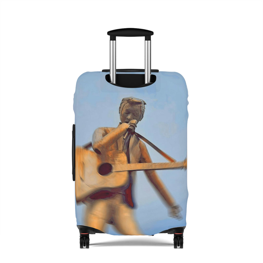 Singing River Sculpture Luggage Cover