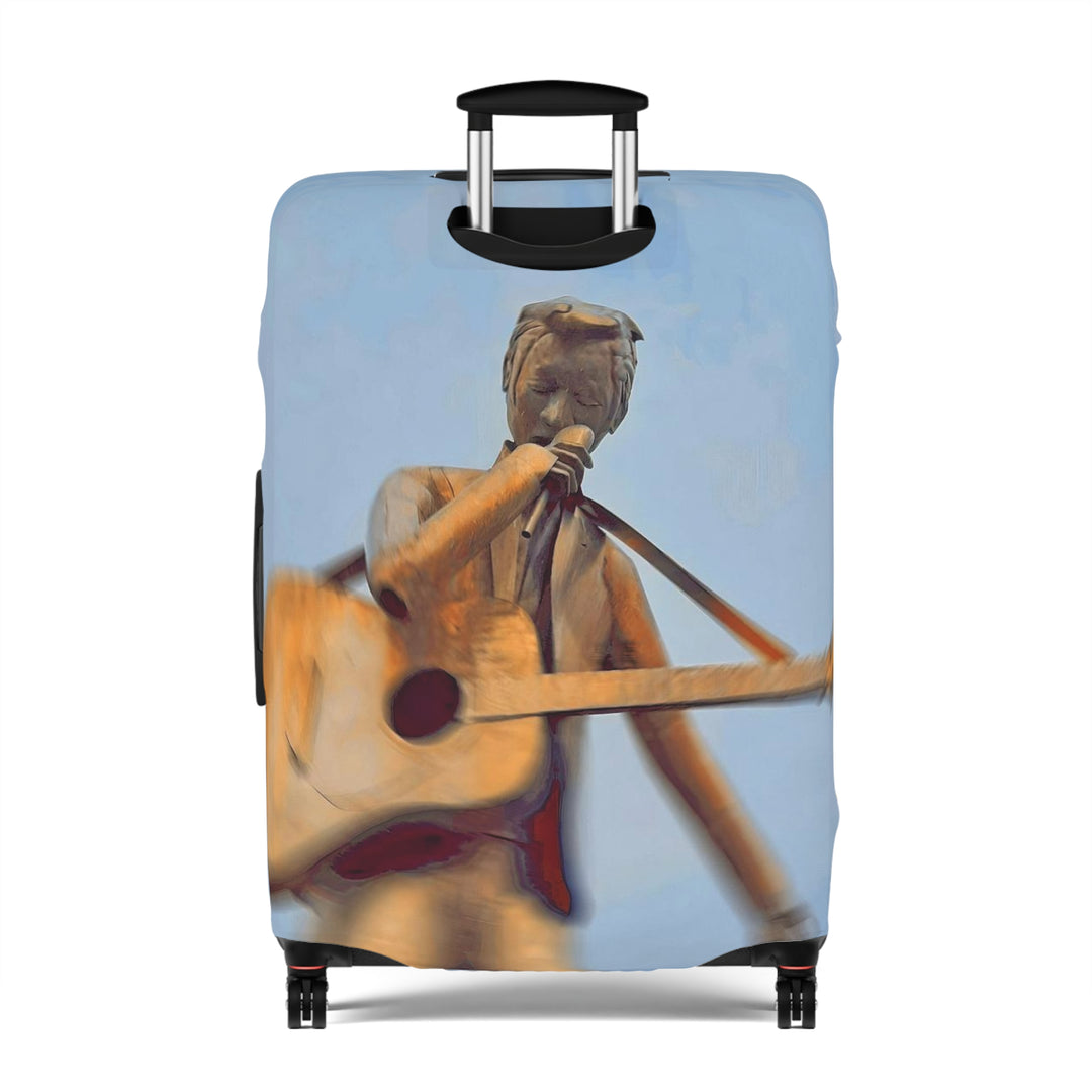 Singing River Sculpture Luggage Cover