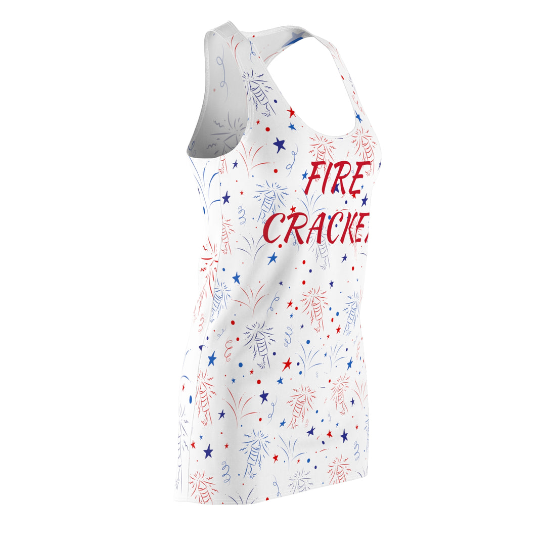 Fire Cracker Women's Cut & Sew Racerback Dress (AOP)