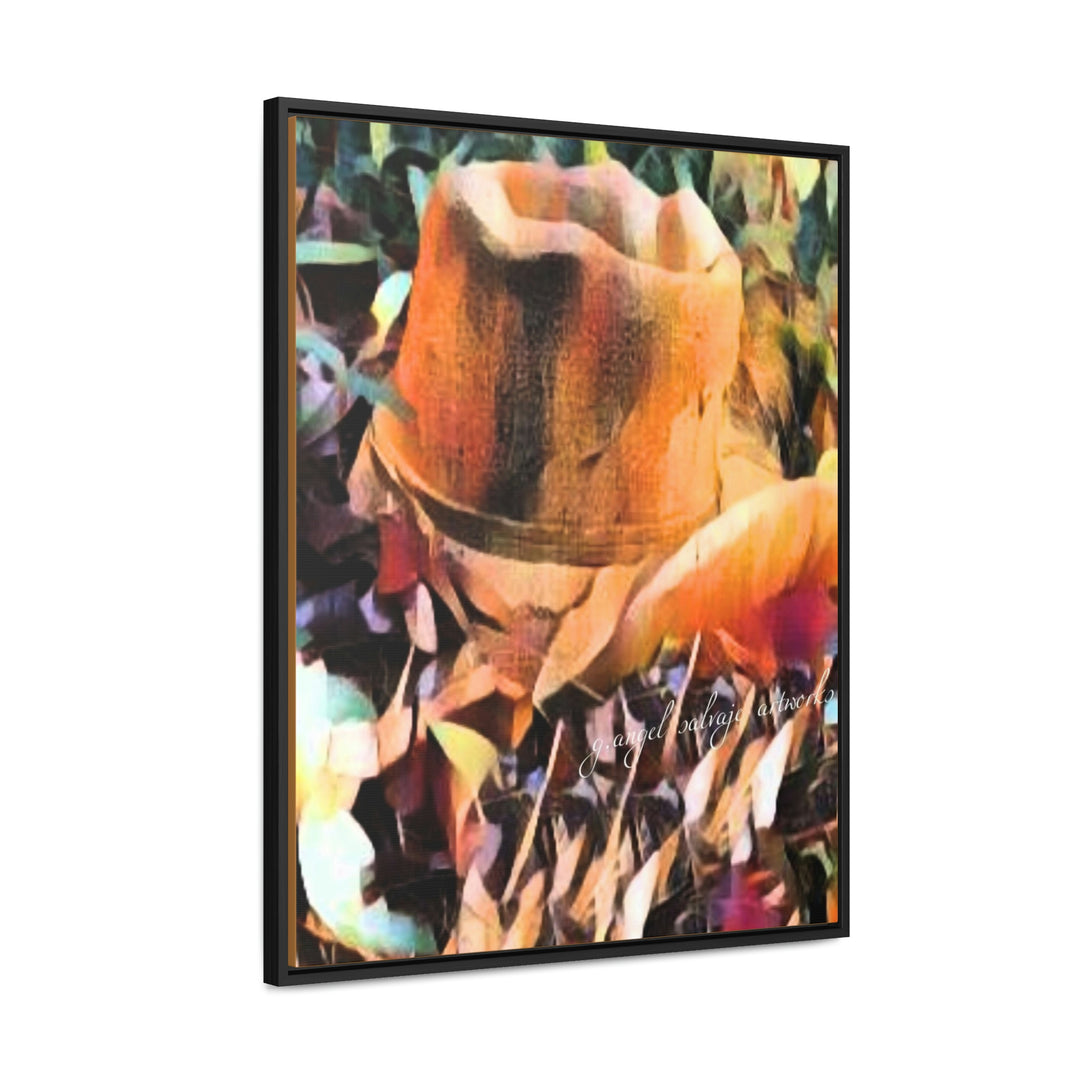 A Man's Hat Gallery Canvas Wraps, Vertical Frame
