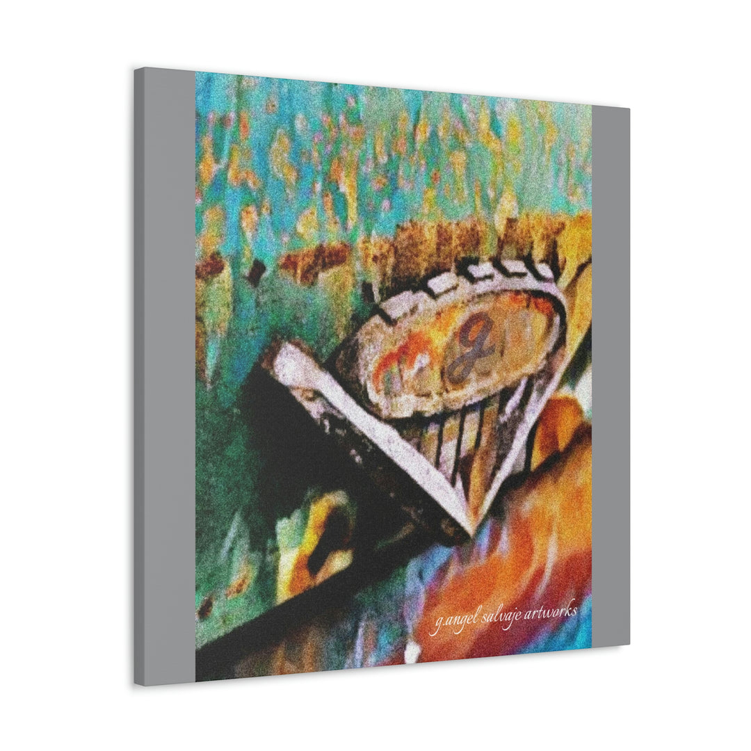 g's '63 V6 emblem on Canvas Gallery Wraps