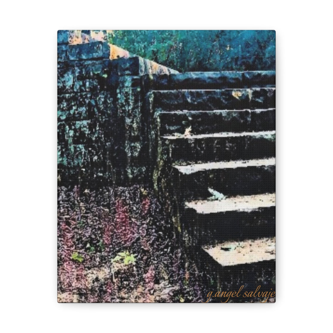 Take the High Road in pastels Canvas Gallery Wraps