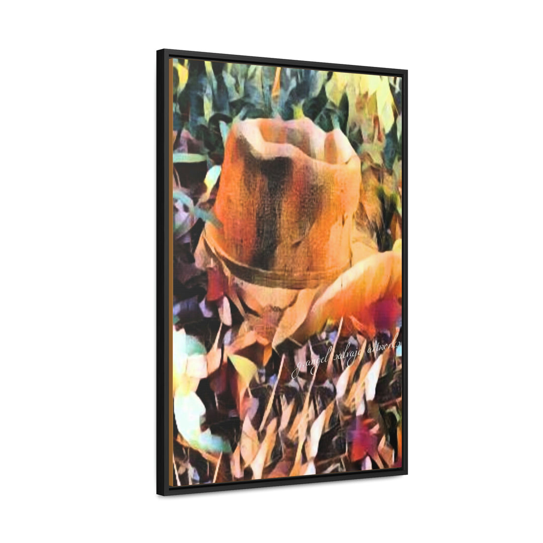 A Man's Hat Gallery Canvas Wraps, Vertical Frame