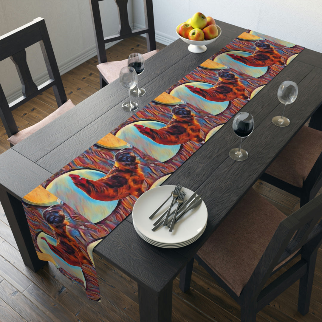 Junior Cock Table Runner (Cotton, Poly)
