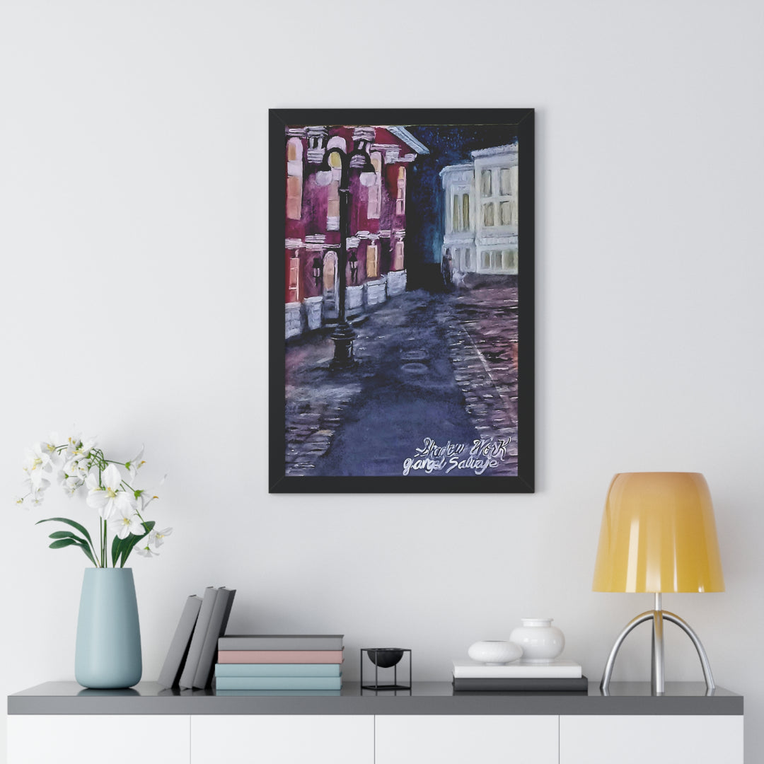 Shadow Work Framed Vertical Poster