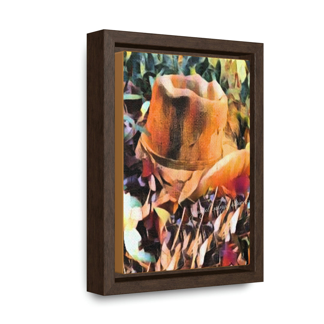 A Man's Hat Gallery Canvas Wraps, Vertical Frame