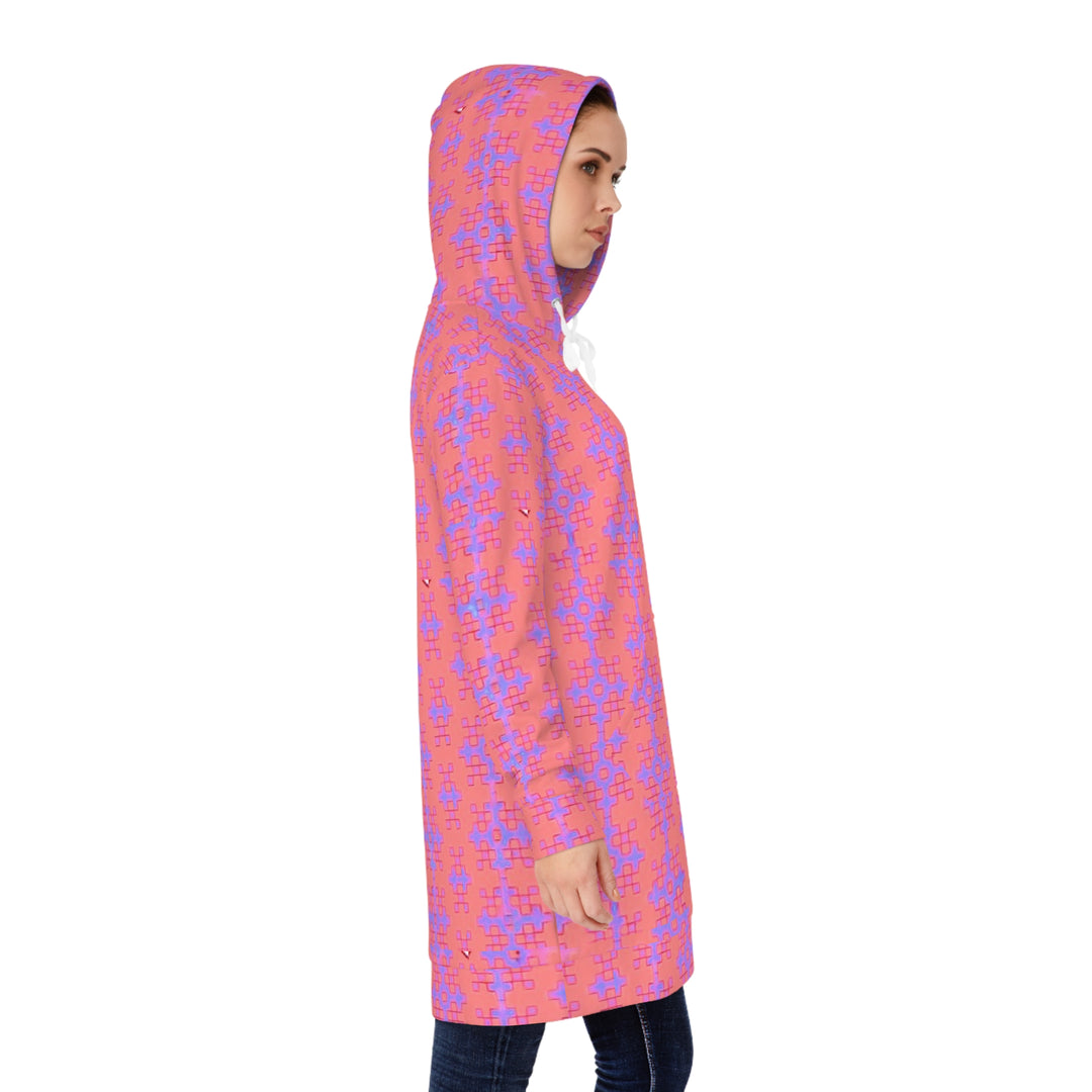 Pink Women's Hoodie Dress (AOP)