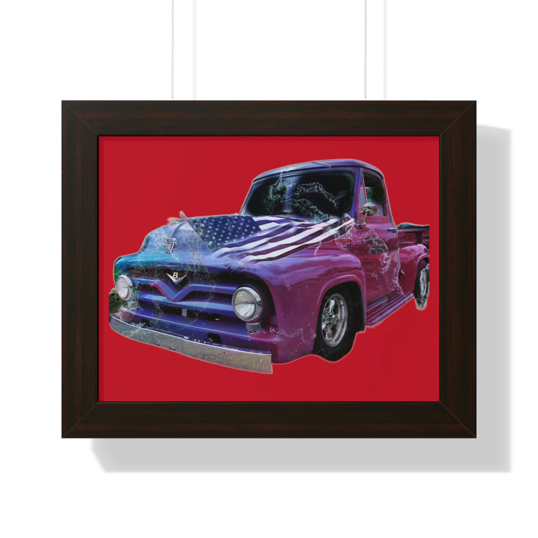 1956 Ford Truck Framed Horizontal Poster