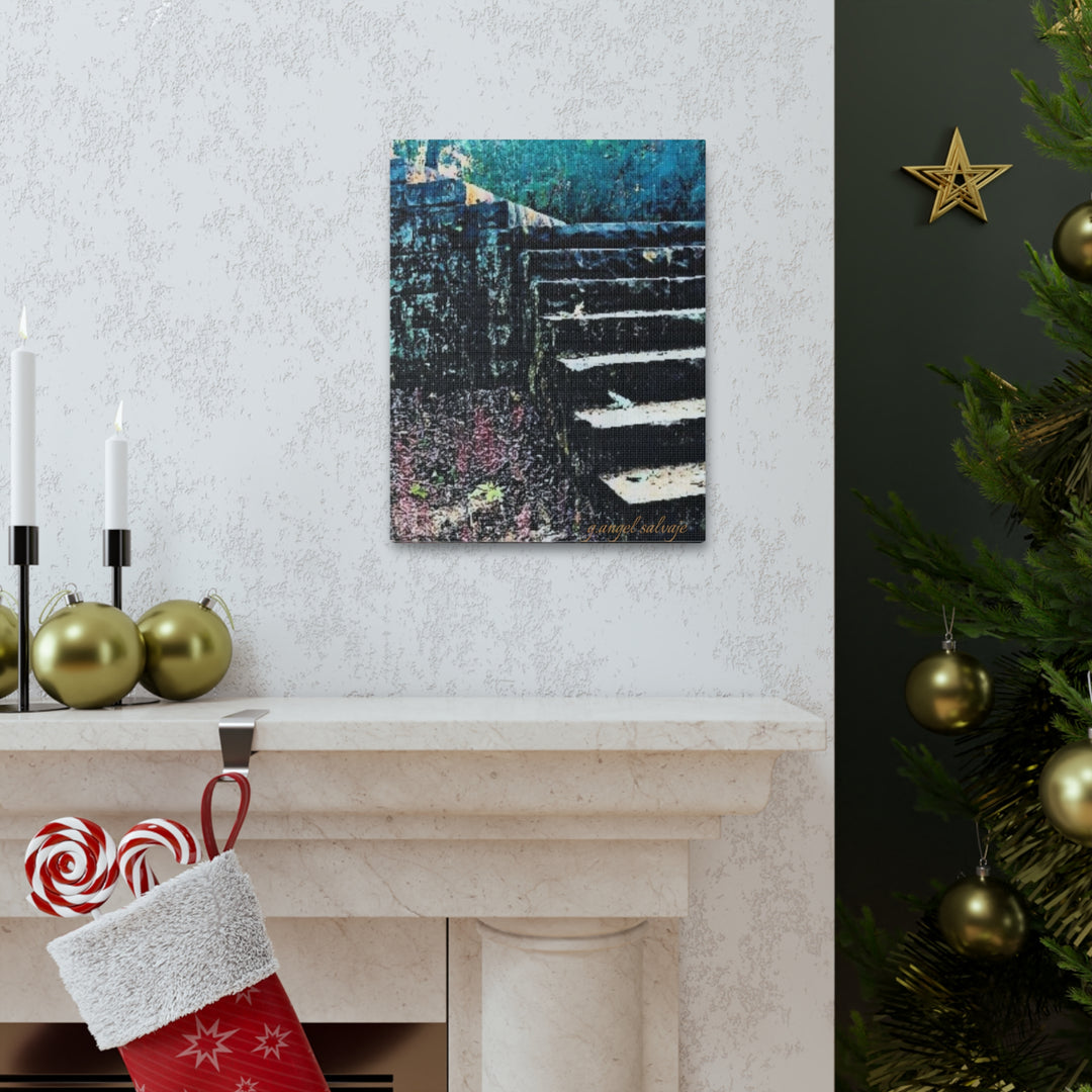Take the High Road in pastels Canvas Gallery Wraps