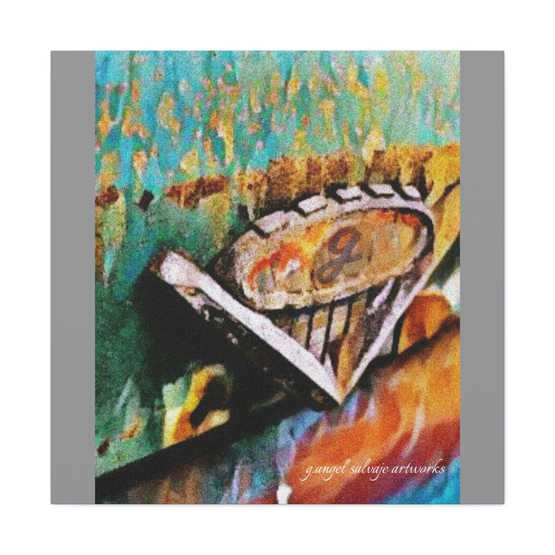 g's '63 V6 emblem on Canvas Gallery Wraps
