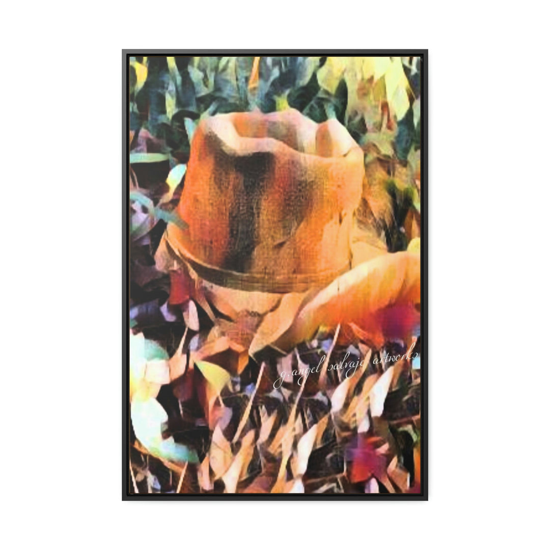 A Man's Hat Gallery Canvas Wraps, Vertical Frame