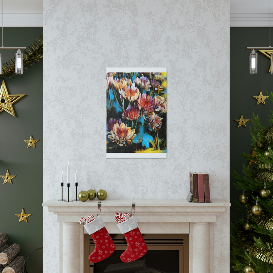 Corinthian Mums Canvas Gallery Wraps