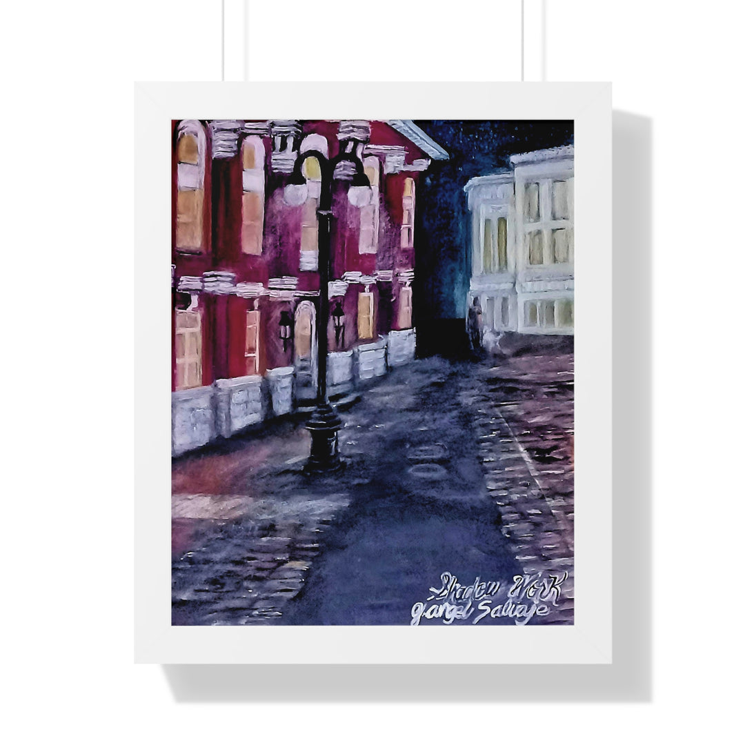 Shadow Work Framed Vertical Poster