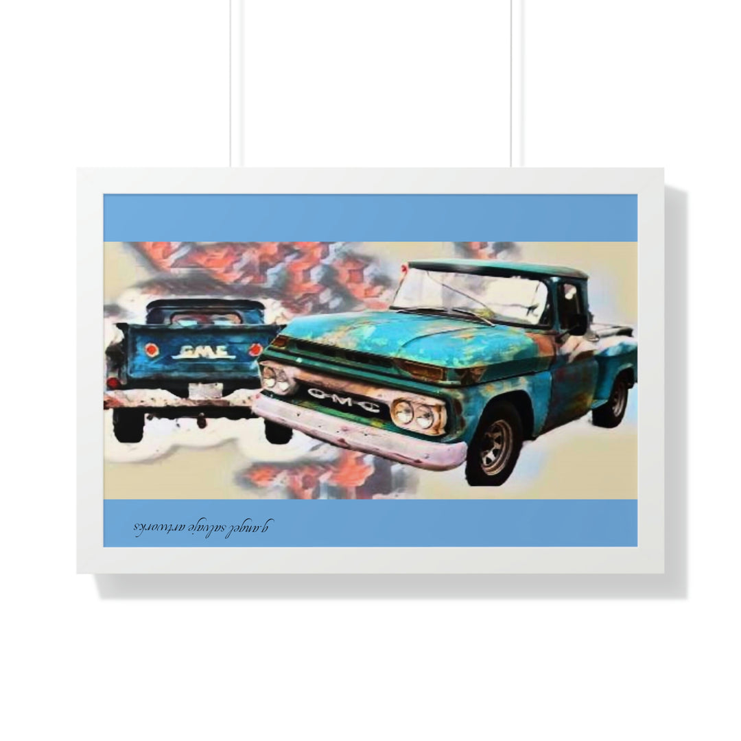 1963 GMC Framed Horizontal Poster