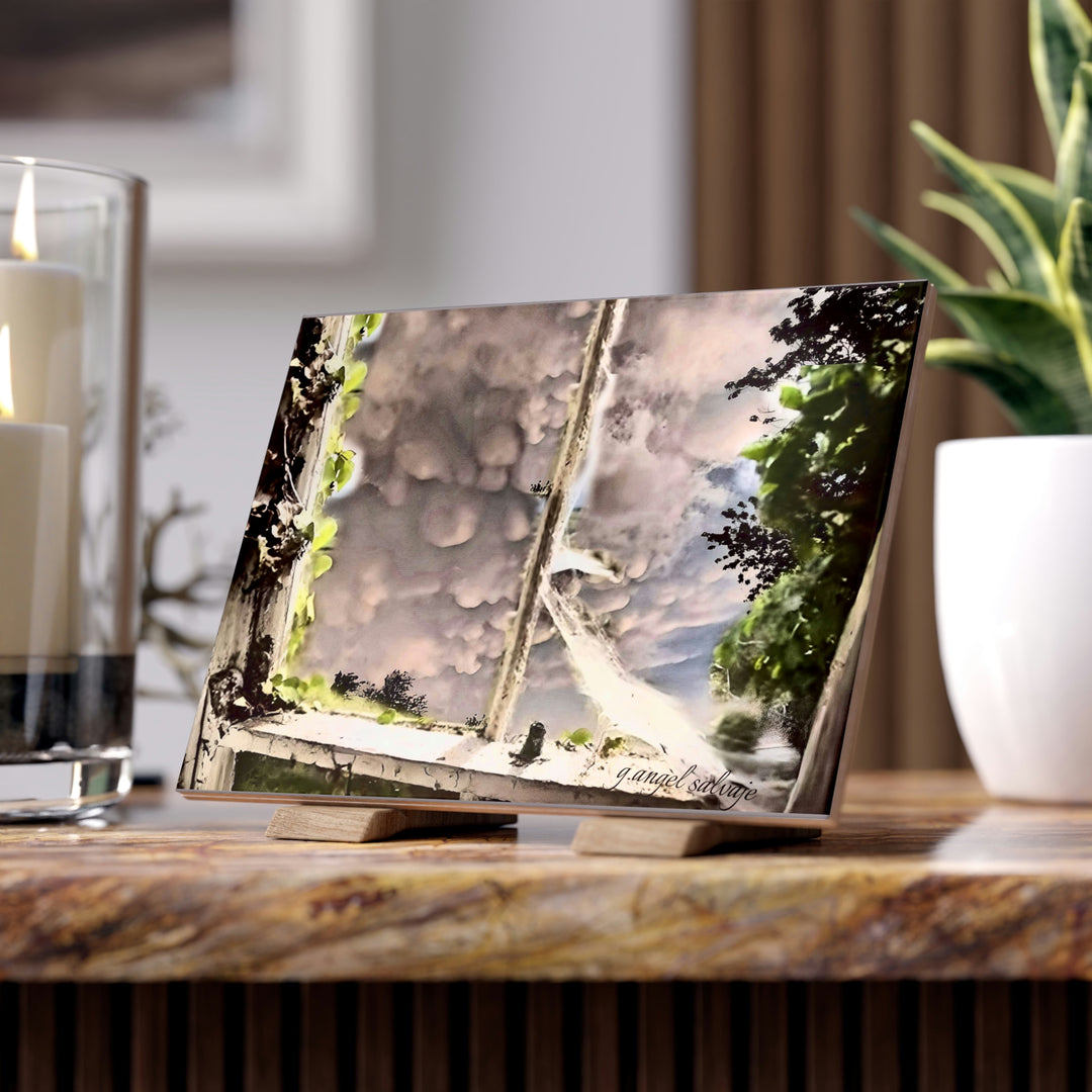 Inevitable Storm Approaching Ceramic Photo Tile