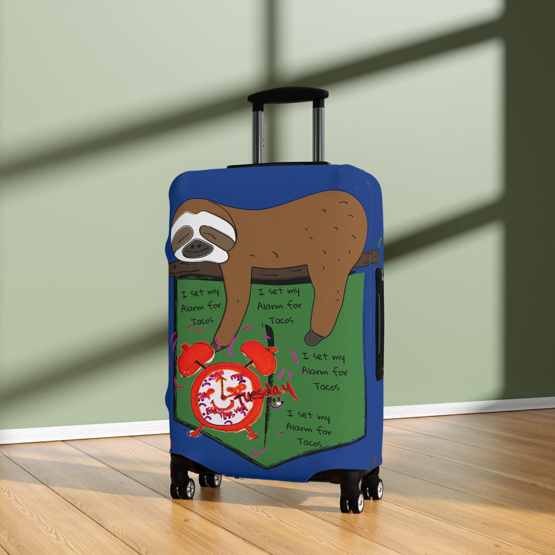 It is Taco o'clock Somewhere Sloth Luggage Cover