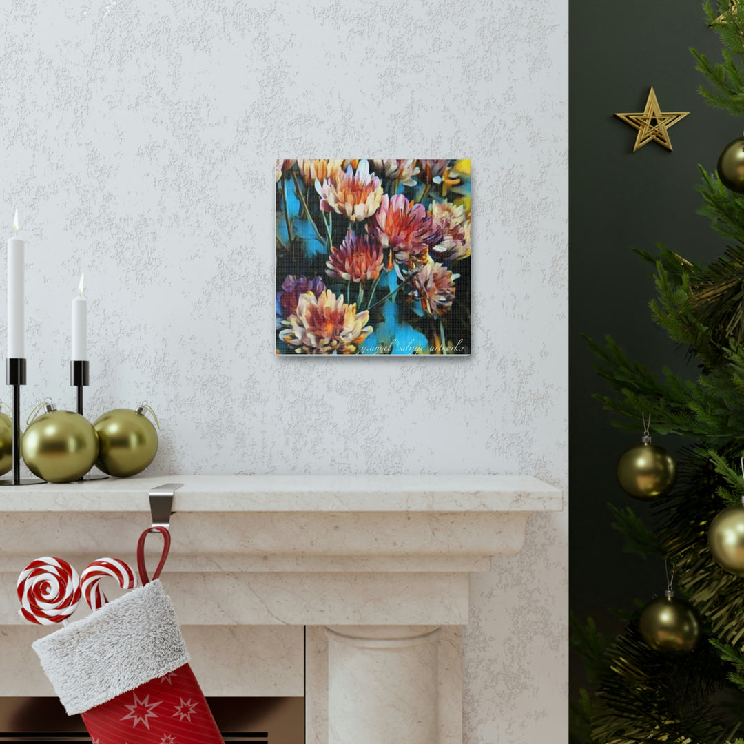 Corinthian Mums Canvas Gallery Wraps