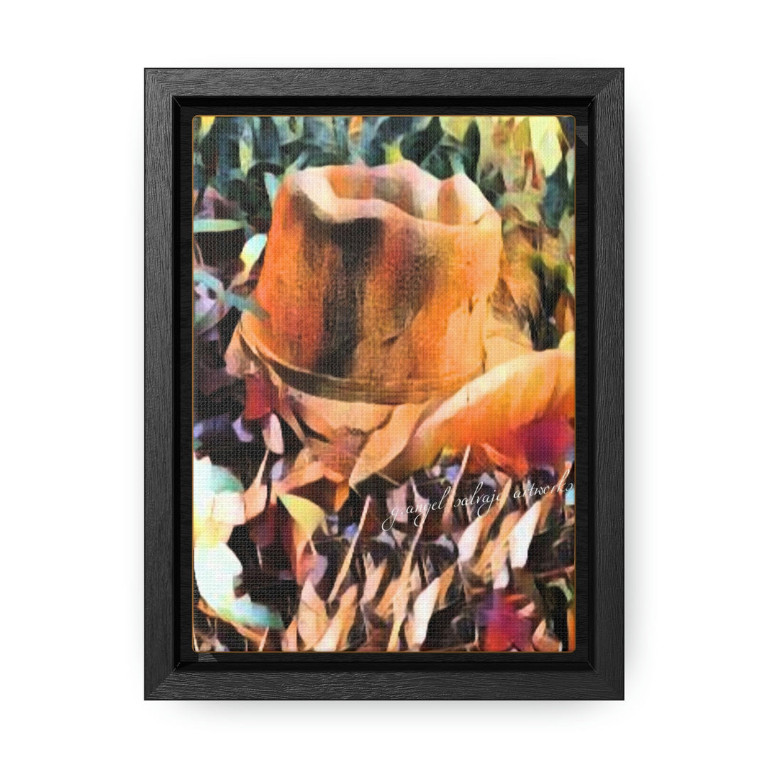 A Man's Hat Gallery Canvas Wraps, Vertical Frame