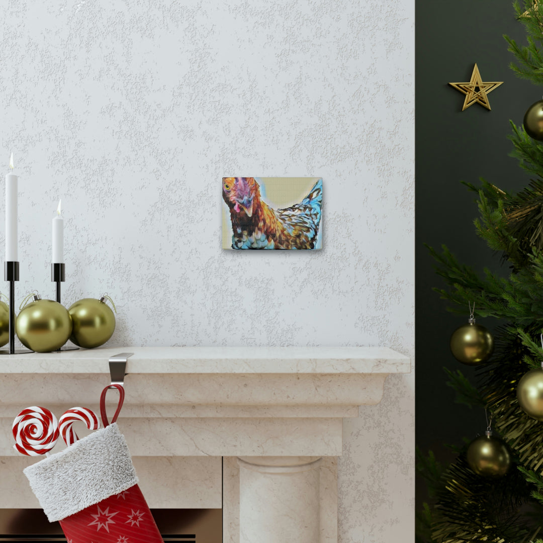 Spot the Hen on Canvas Gallery Wraps