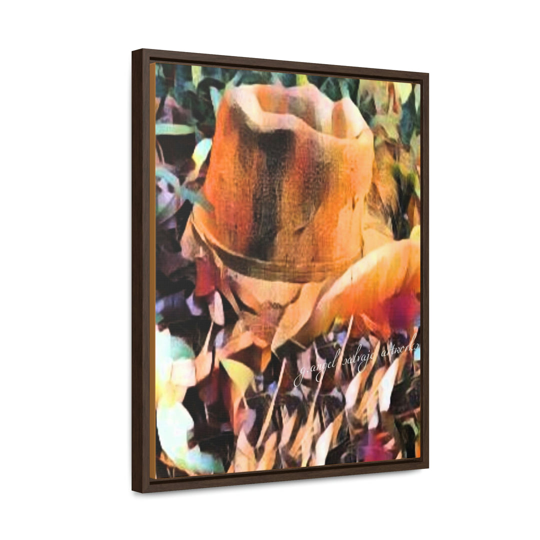 A Man's Hat Gallery Canvas Wraps, Vertical Frame