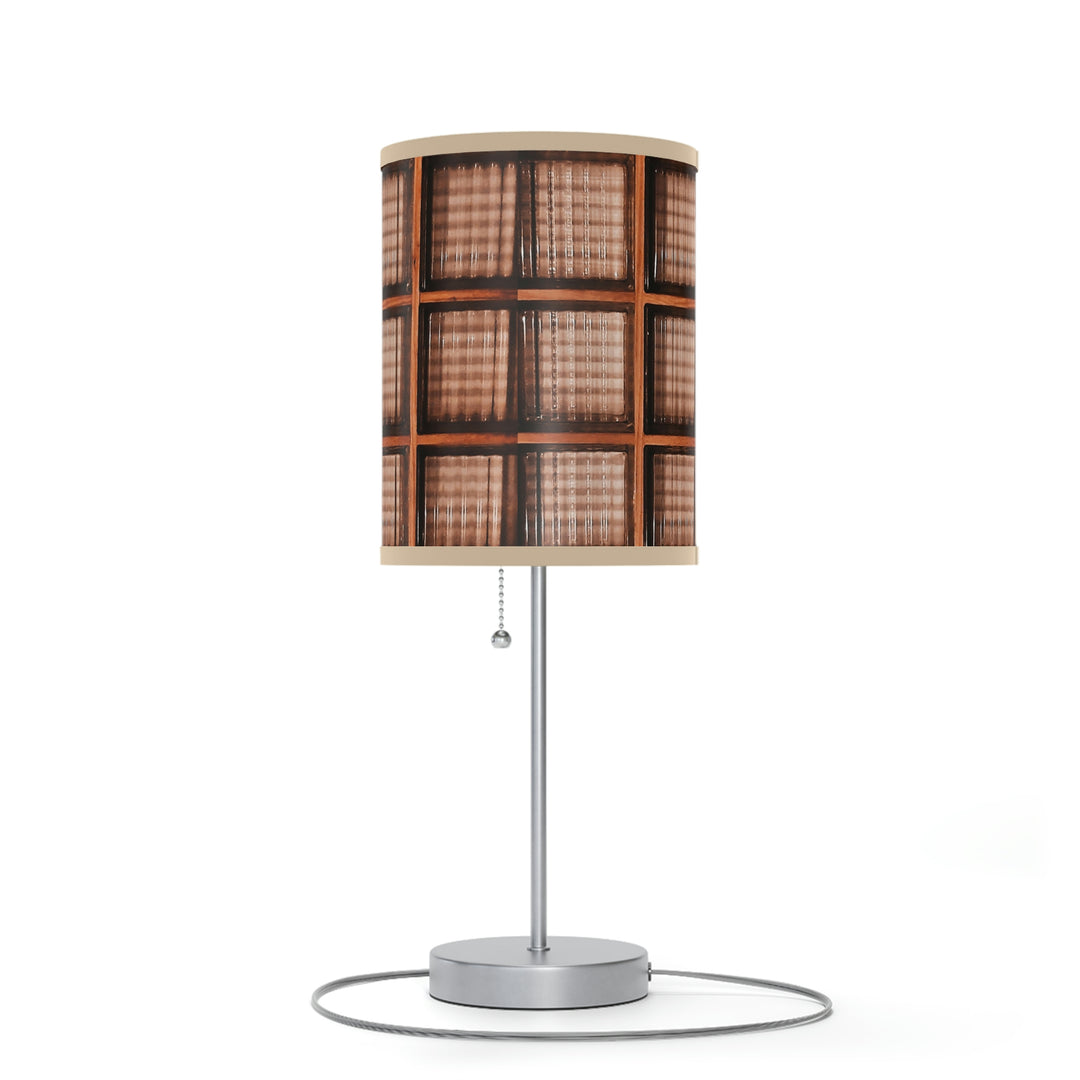 Wood and Glass design Lamp on a Stand, US|CA plug