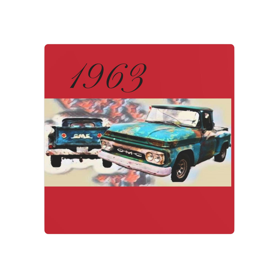 1963 gmc v6 Metal Art Sign