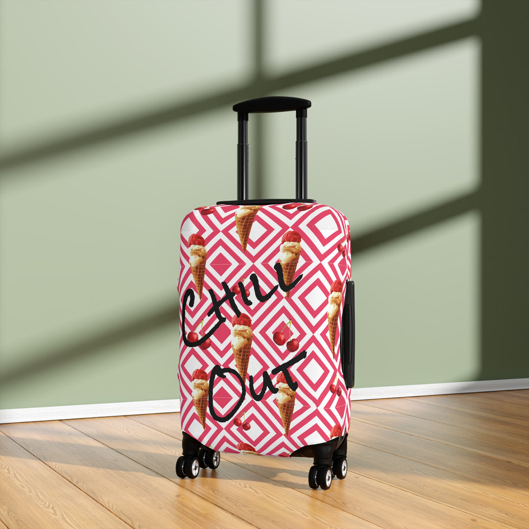 Chill Out , Cool Ice Cream Crowd Luggage Cover