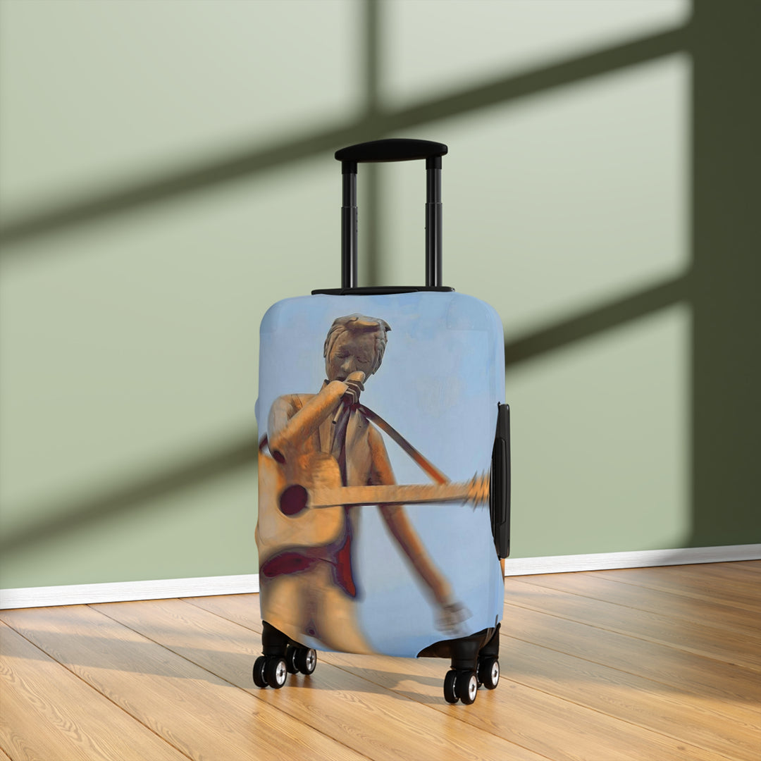 Singing River Sculpture Luggage Cover