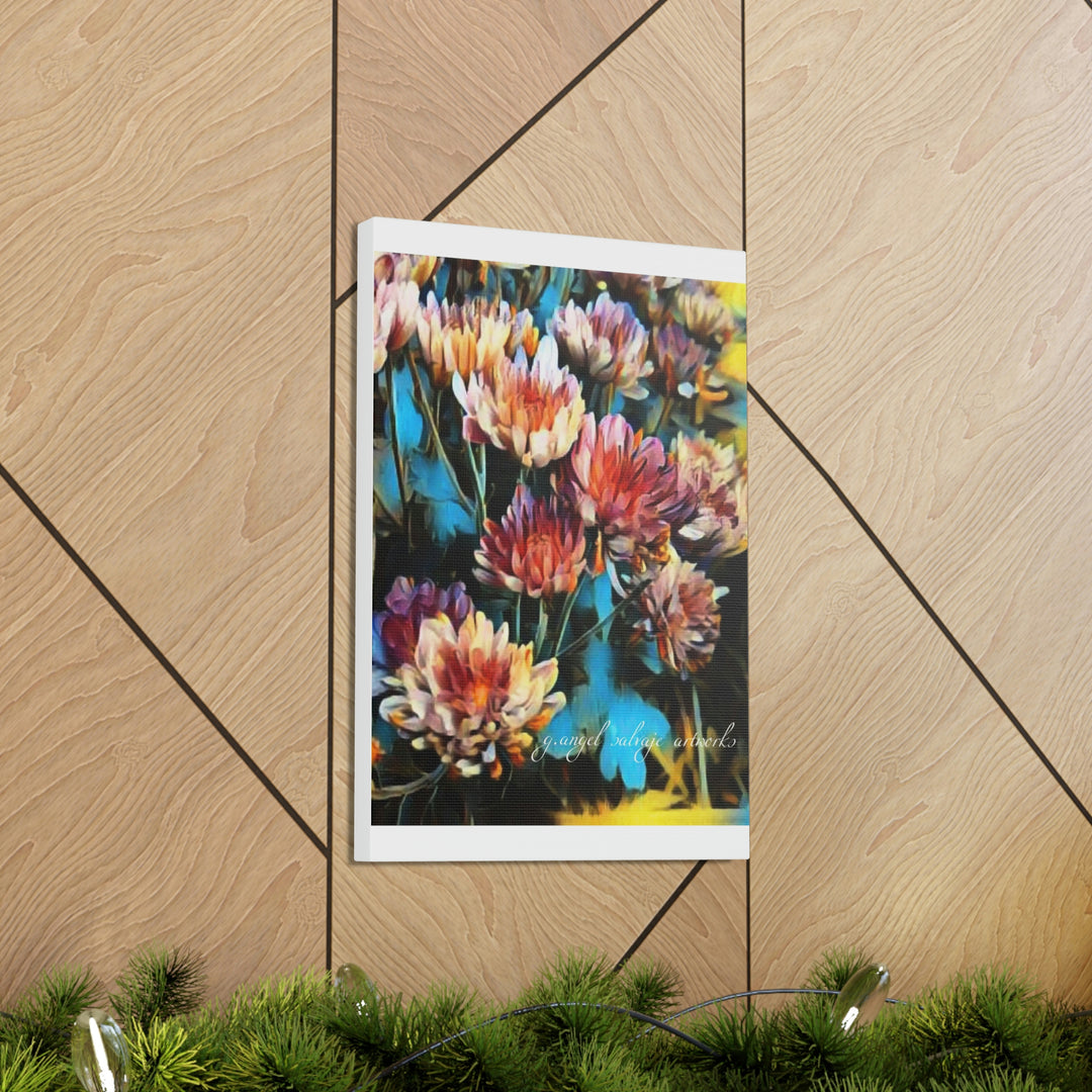 Corinthian Mums Canvas Gallery Wraps