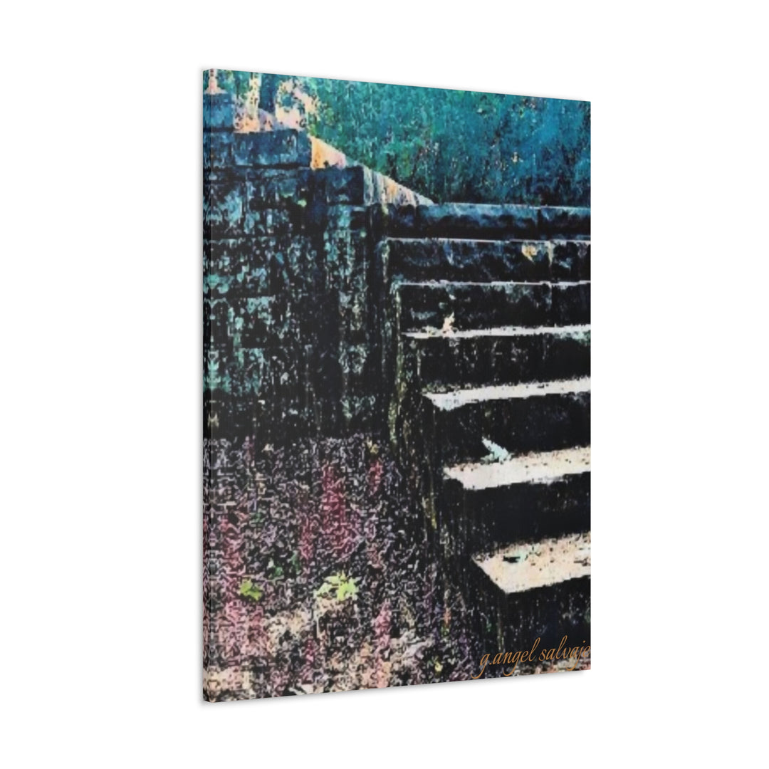 Take the High Road in pastels Canvas Gallery Wraps