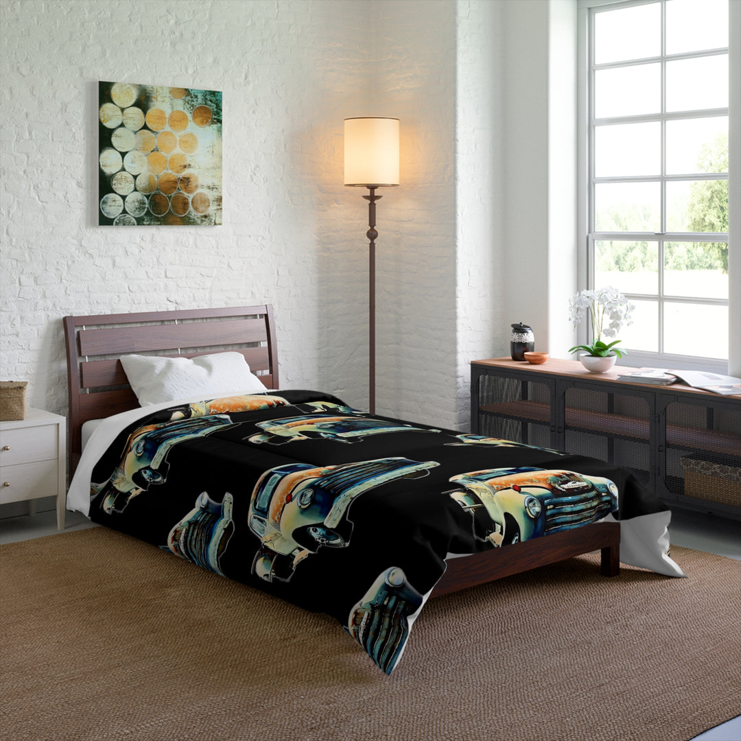1953 Antique Truck Black  Comforter style 2