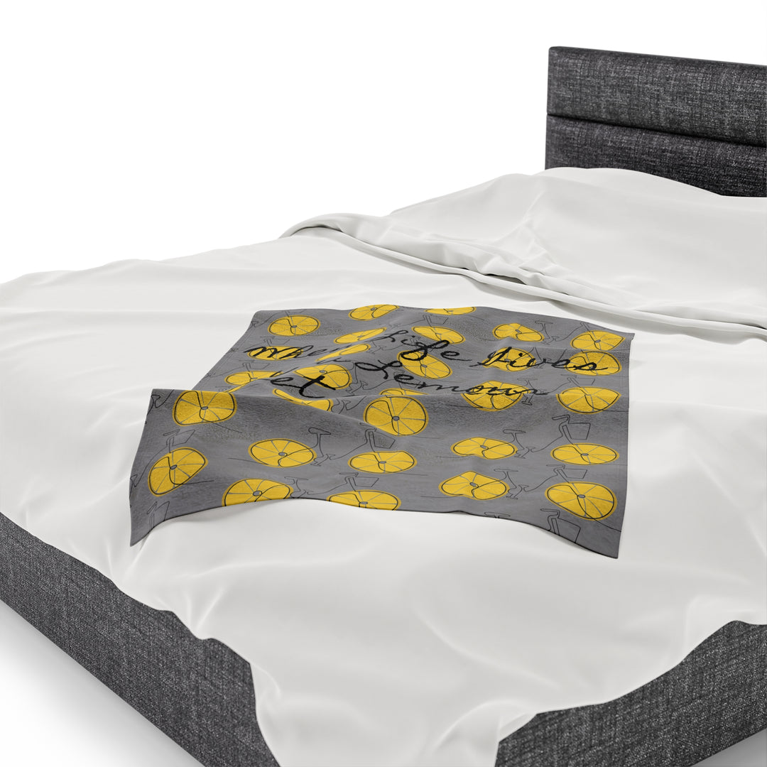 Life gives you lemons Velveteen Plush Blanket