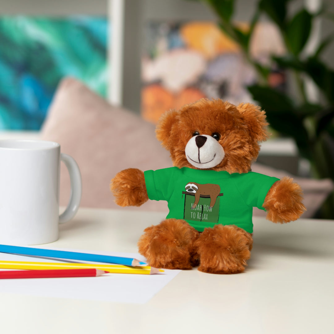 Noah How to Relax Stuffed Animals with Tee
