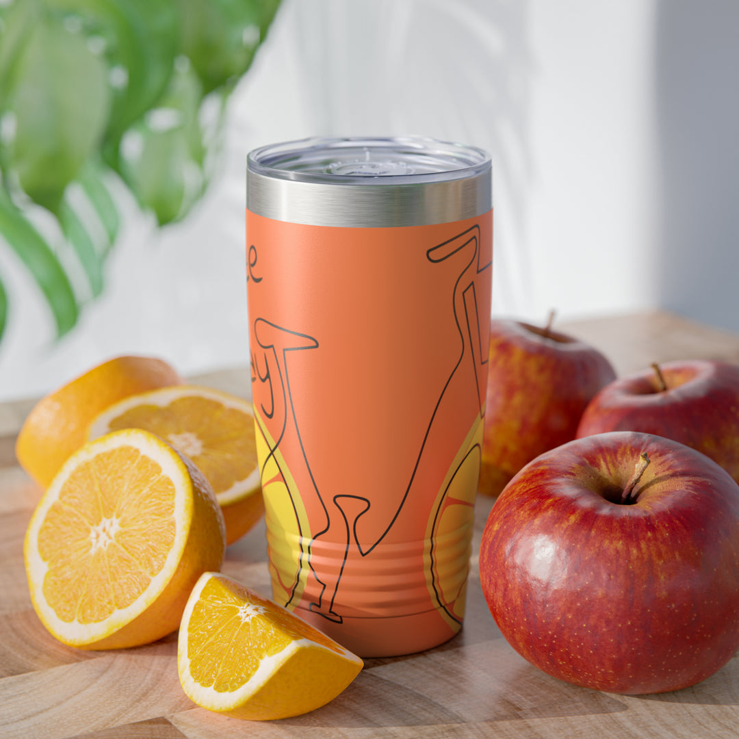 Lemon Keep Movin' Ringneck Tumbler, 20oz