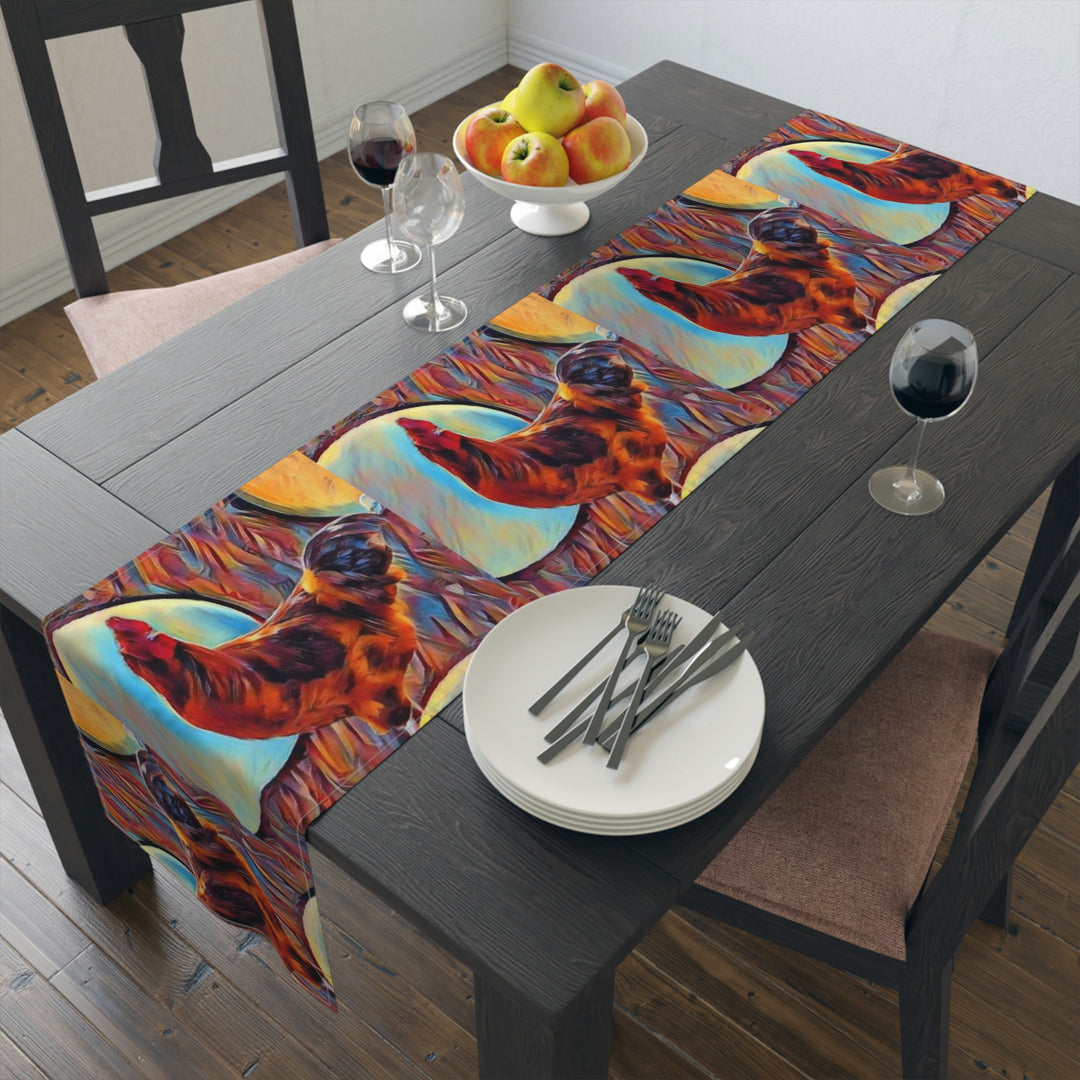 Junior Cock Table Runner (Cotton, Poly)